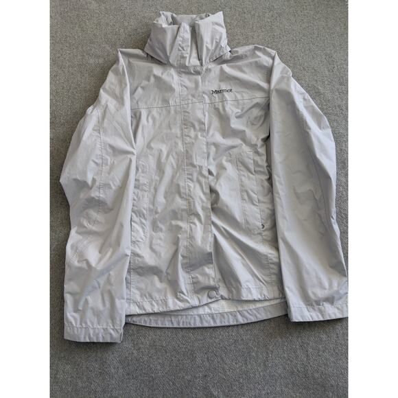 Marmot PreCip Eco Rain Coat Waterproof Jacket Womens Size Extra Small Gray - Picture 1 of 10